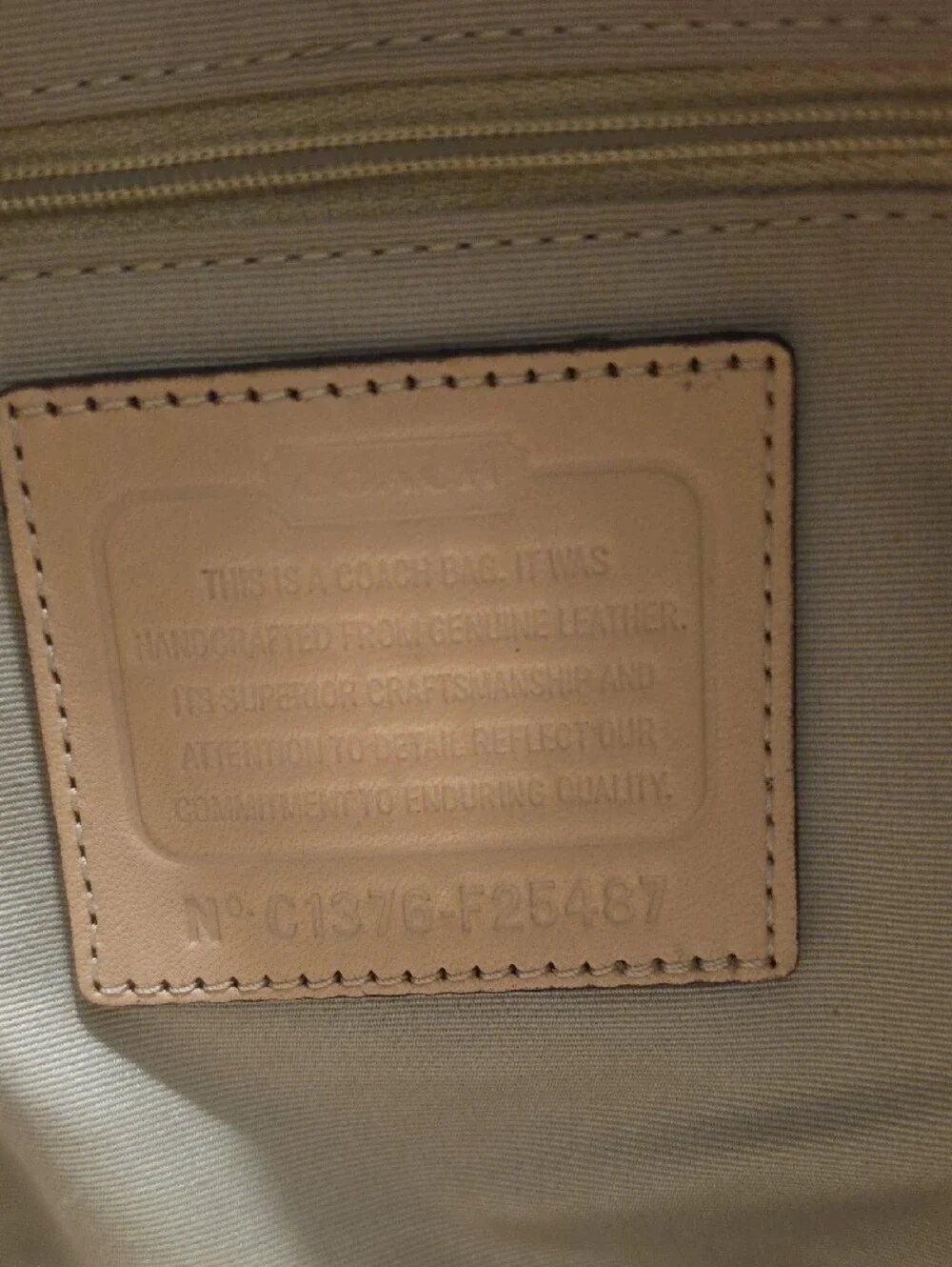 Coach Pink Patent Tote with Tan Leather Straps